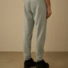 Cotton Diagonal Fleece Cargo Lens Sweatpants