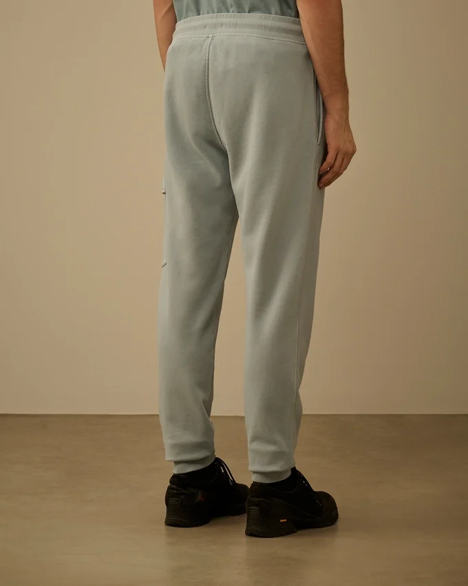Cotton Diagonal Fleece Cargo Lens Sweatpants