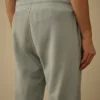 Cotton Diagonal Fleece Cargo Lens Sweatpants