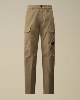 Cotton Gabardine Loose Cargo Pants
