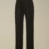Cotton Gabardine Loose Pants