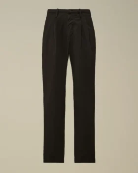 Cotton Gabardine Loose Pants
