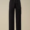 Cotton/Linen Elasticated Lens Cargo Pants