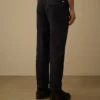 Cotton/Linen Elasticated Lens Cargo Pants