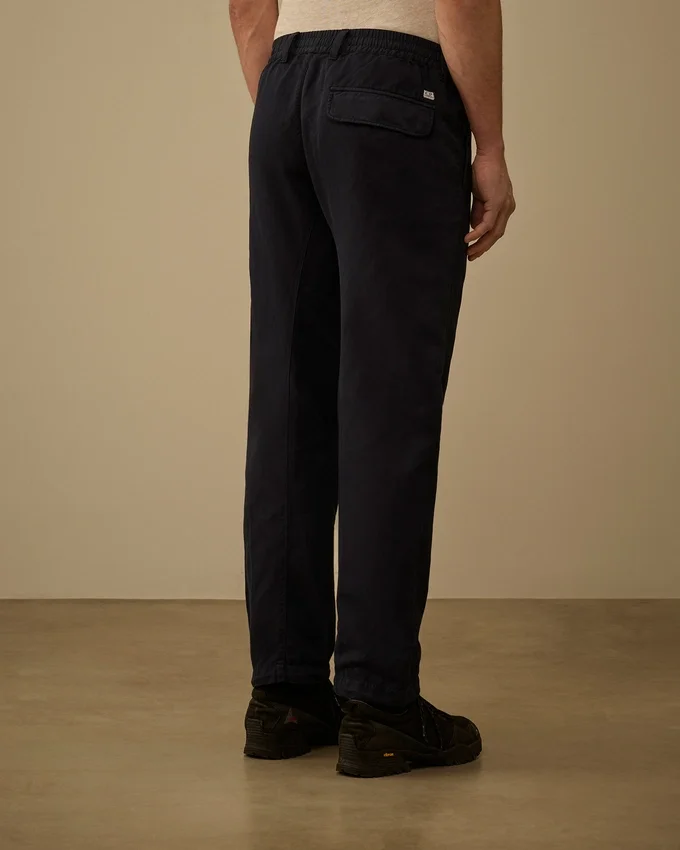 Cotton/Linen Elasticated Lens Cargo Pants