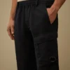 Cotton/Linen Elasticated Lens Cargo Pants