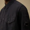 Cotton/Linen Long Sleeve Button Shirt