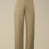 Cotton/Linen No Side Seams Pants