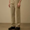 Cotton/Linen No Side Seams Pants