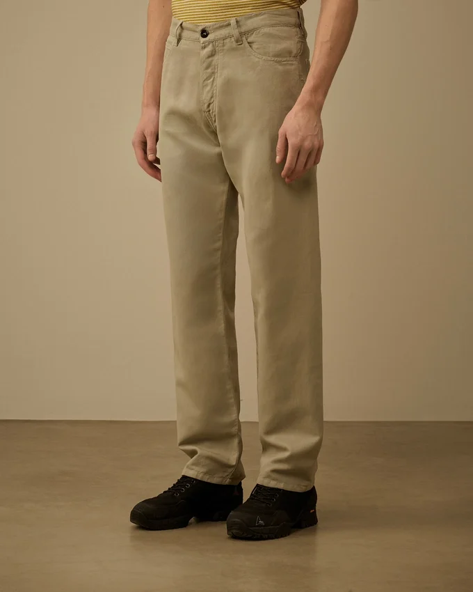 Cotton/Linen No Side Seams Pants