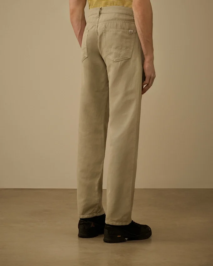 Cotton/Linen No Side Seams Pants