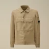 Cotton/Linen Zipped Lens Overshirt