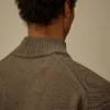 Cotton Mixed Zipped Cardigan