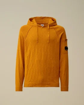 Cotton/Nylon Hooded Lens Sweater