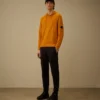 Cotton/Nylon Hooded Lens Sweater