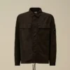 Cotton Rip-Stop Boxy Button Lens Overshirt