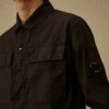 Cotton Rip-Stop Boxy Button Lens Overshirt