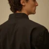 Cotton Rip-Stop Boxy Button Lens Overshirt