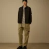 Cotton Rip-Stop Boxy Button Lens Overshirt
