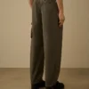 Cotton Rip-Stop Boxy Lens Cargo Pants