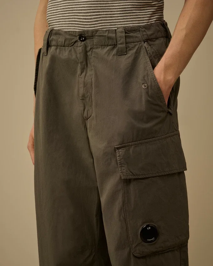 Cotton Rip-Stop Boxy Lens Cargo Pants