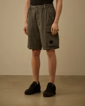 Cotton Rip-Stop Loose Lens Cargo Shorts