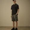 Cotton Rip-Stop Loose Lens Cargo Shorts