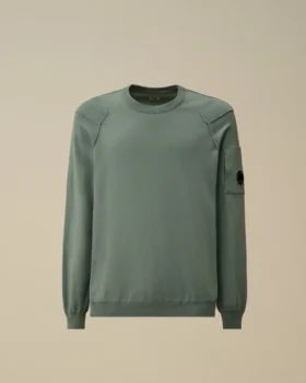Cotton Sea Island Crewneck Lens Knit