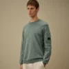 Cotton Sea Island Crewneck Lens Knit