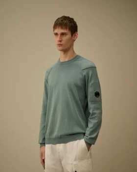 Cotton Sea Island Crewneck Lens Knit