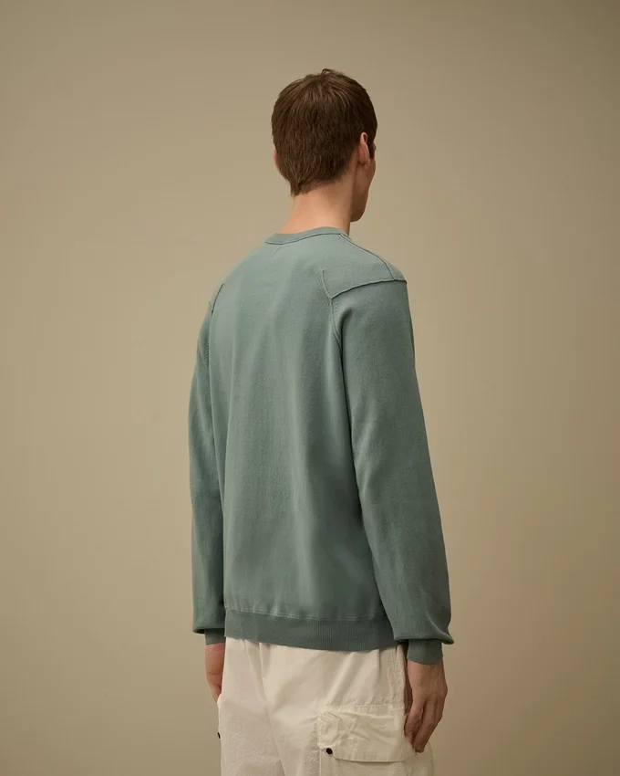 Cotton Sea Island Crewneck Lens Knit