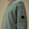 Cotton Sea Island Crewneck Lens Knit