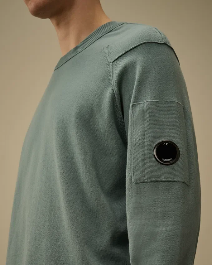 Cotton Sea Island Crewneck Lens Knit