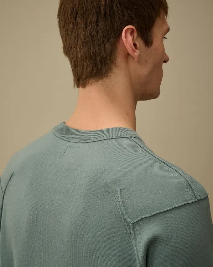 Cotton Sea Island Crewneck Lens Knit