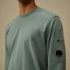 Cotton Sea Island Crewneck Lens Sweater