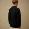 Cotton Sea Island Half Zip Lens Sweater