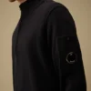 Cotton Sea Island Half Zip Lens Sweater