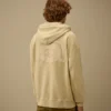 Diagonal Fleece Boxy Zip Hooded Sweatshirt