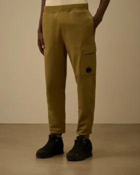 Diagonal Raised Fleece Cargo Lens Sweatpants
