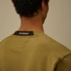 Diagonal Raised Fleece Crewneck Lens Sweatshirt
