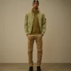 Diagonal Raised Fleece Crewneck Lens Sweatshirt