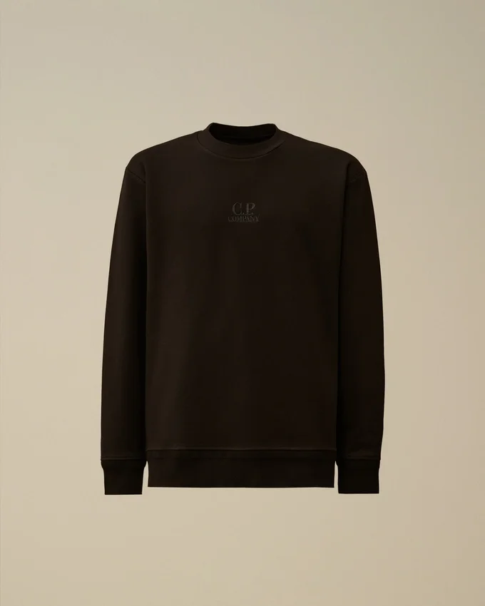 Diagonal Raised Fleece Crewneck Sweatshirt