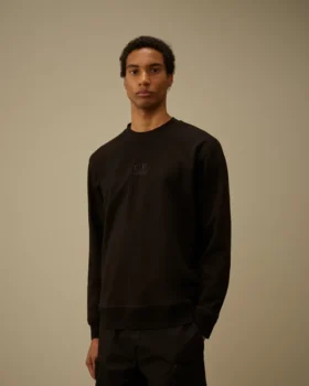 Diagonal Raised Fleece Crewneck Sweatshirt