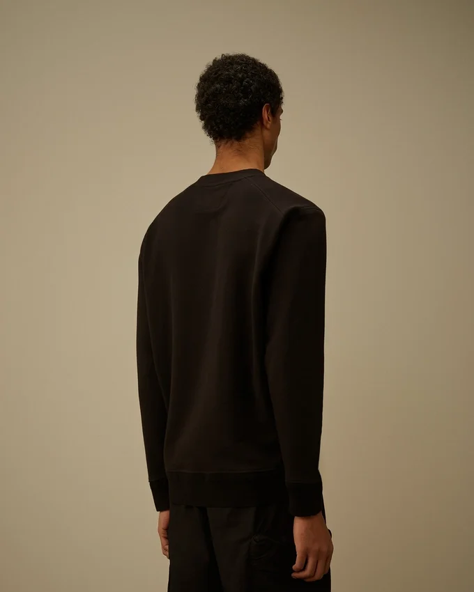 Diagonal Raised Fleece Crewneck Sweatshirt