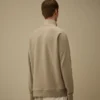 Diagonal Raised Fleece Half Zip Lens Sweatshirt