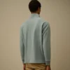 Diagonal Raised Fleece Half Zip Sweatshirt