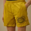 Eco-Chrome R Graphic Embroidery Swim Shorts