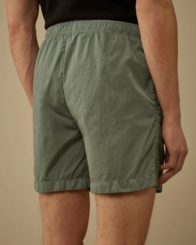 Eco-Chrome R Graphic Embroidery Swim Shorts