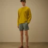 Eco-Chrome R Graphic Embroidery Swim Shorts