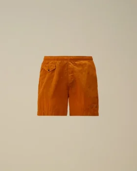 Eco-Chrome R Logo Embroidery Swim Shorts